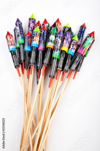 Photo: Fireworks, rockets Fireworks, rockets