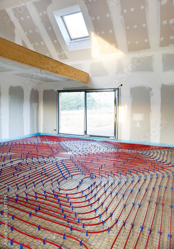 Photo: Plancher chauffant Plancher chauffant