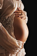Pregnant woman belly