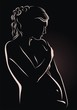 The pregnant woman