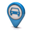 Blue car icon