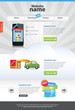 Editable web template
