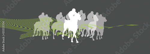 Illustration: horserace 4 horserace 4