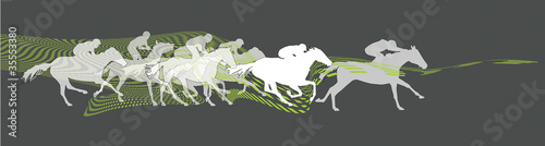 Illustration: horserace 3 horserace 3