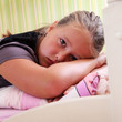 Little sad girl