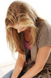 Foto: Young beautiful woman in depression. Young beautiful woman in depression.