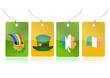 irish set of tags illustration irish set of tags illustration