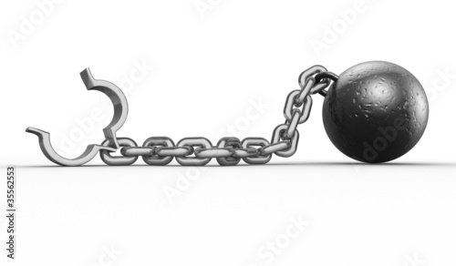 Illustration: Ball with chain Ball with chain