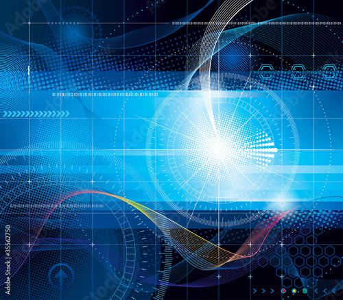 Vector: Technology abstract background Technology abstract background