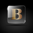 Logo golden letter B # Vector