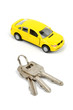Toy car and lock Toy car and lock