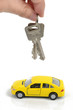 Toy car and lock Toy car and lock