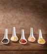 Salse: aceto, maionese, ketchup, salsa cocktail, e senape