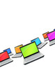 Open laptops