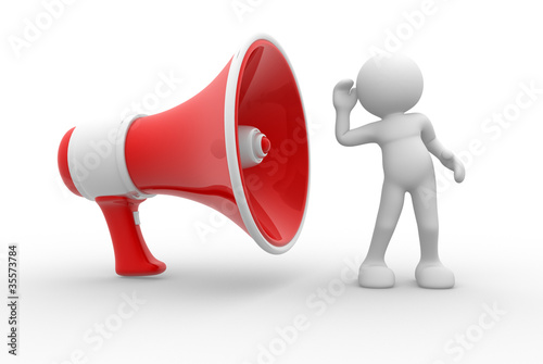 Illustration: Megaphone Megaphone