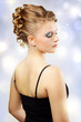 Girl with beautiful hairstyle Girl with beautiful hairstyle