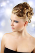 Girl with beautiful hairstyle Girl with beautiful hairstyle