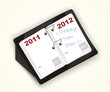 desk calendar - happy new year 2012 desk calendar - happy new year 2012