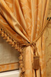 curtain of yellow color