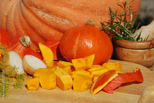 Photo: Kürbissuppe Zubereitung Kürbissuppe Zubereitung