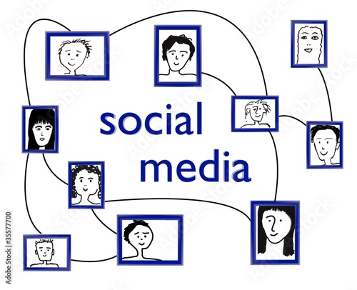Illustration: social media social media