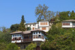 Greek traditional houses at 'Portaria' village of Pelion