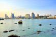 China Xiamen sunset in Gulang-yu island