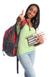 Education success African American teenager girl