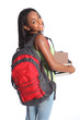 Photo: Cute African American high school student girl Cute African American high school student girl