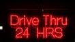Drive thru sign