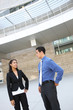 Diverse Business Team at Office Building