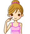 肌の手入れ イラスト 肌の手入れ イラスト