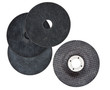 Angle grinder discs, isolated over white background Angle grinder discs, isolated over white background