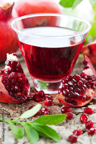 Photo: pomegranate juice pomegranate juice
