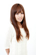 a portrait of pretty asian woman