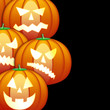 Illustration: Halloween pumpkins Halloween pumpkins