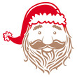 Père Noël original, vecteur Père Noël original, vecteur