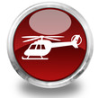 Helicopter glossy icon