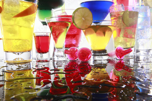 Photo: Assorted cocktails fiesta style Assorted cocktails fiesta style