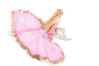 Young girl in fairy-tale doll costume isolated Young girl in fairy-tale doll costume isolated