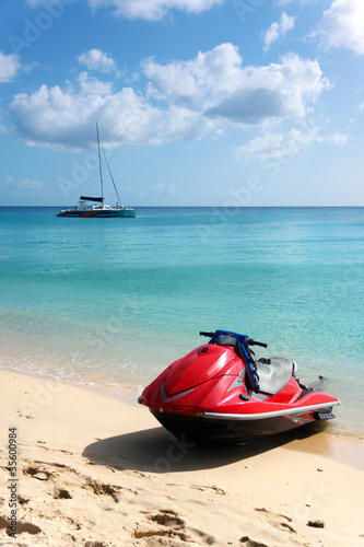 Photo: Red Jet Ski Red Jet Ski