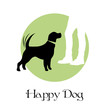 Vektor: Logo happy dog # Vector Logo happy dog # Vector