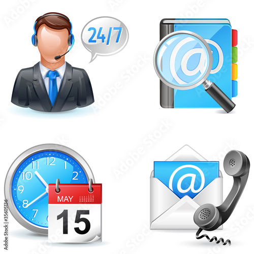 Vecteur : business icons business icons