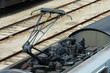 Transport ferroviaire, caténaire.