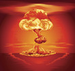 Nuclear explosion mushroom cloud