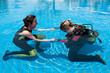 Learning to scuba dive