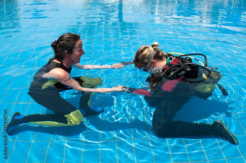 Photo: Learning to scuba dive Learning to scuba dive