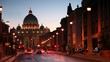 Via della Conciliazione at street leading to Cathedral