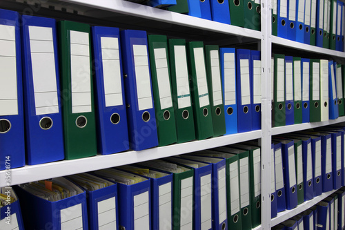Photo: Aktenordner Verwaltung Archiv Aktenordner Verwaltung Archiv