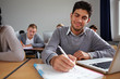 Student macht Notizen